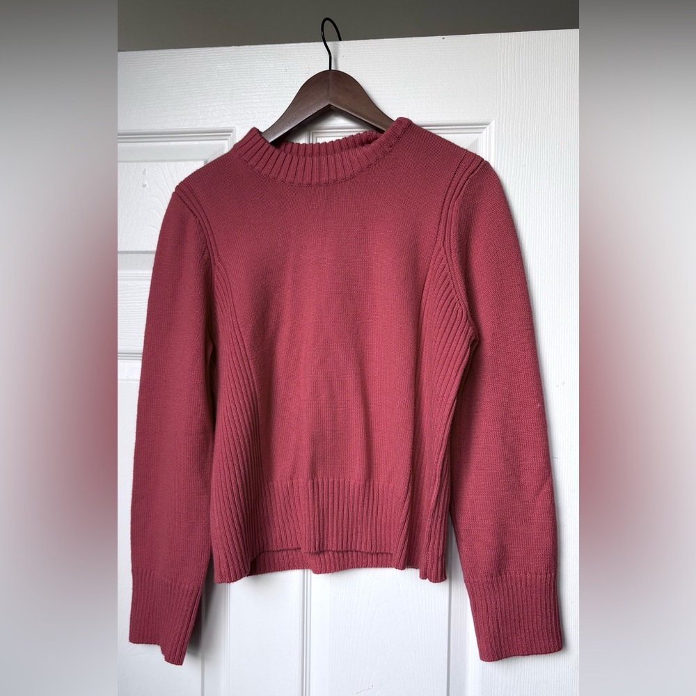 Women's Crewneck Sweater in Dusty Rose